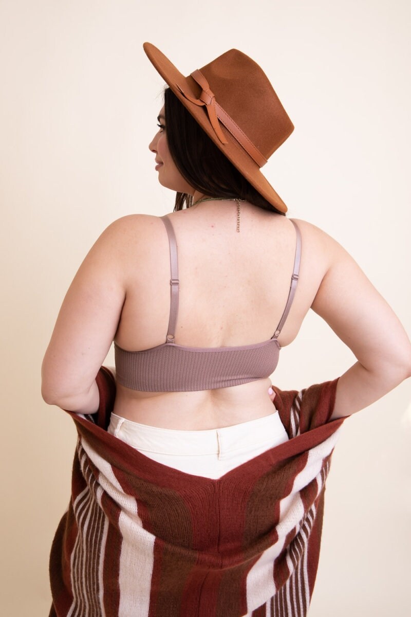 plus size rust orange elegant lace brami loops plus size plus waistband intimates