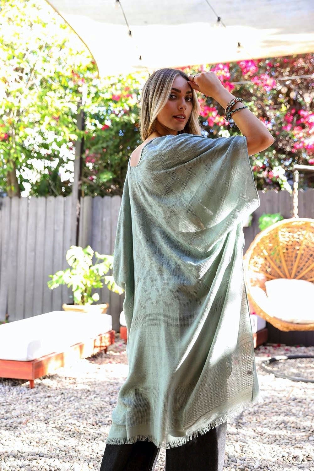 summer kimono black duster