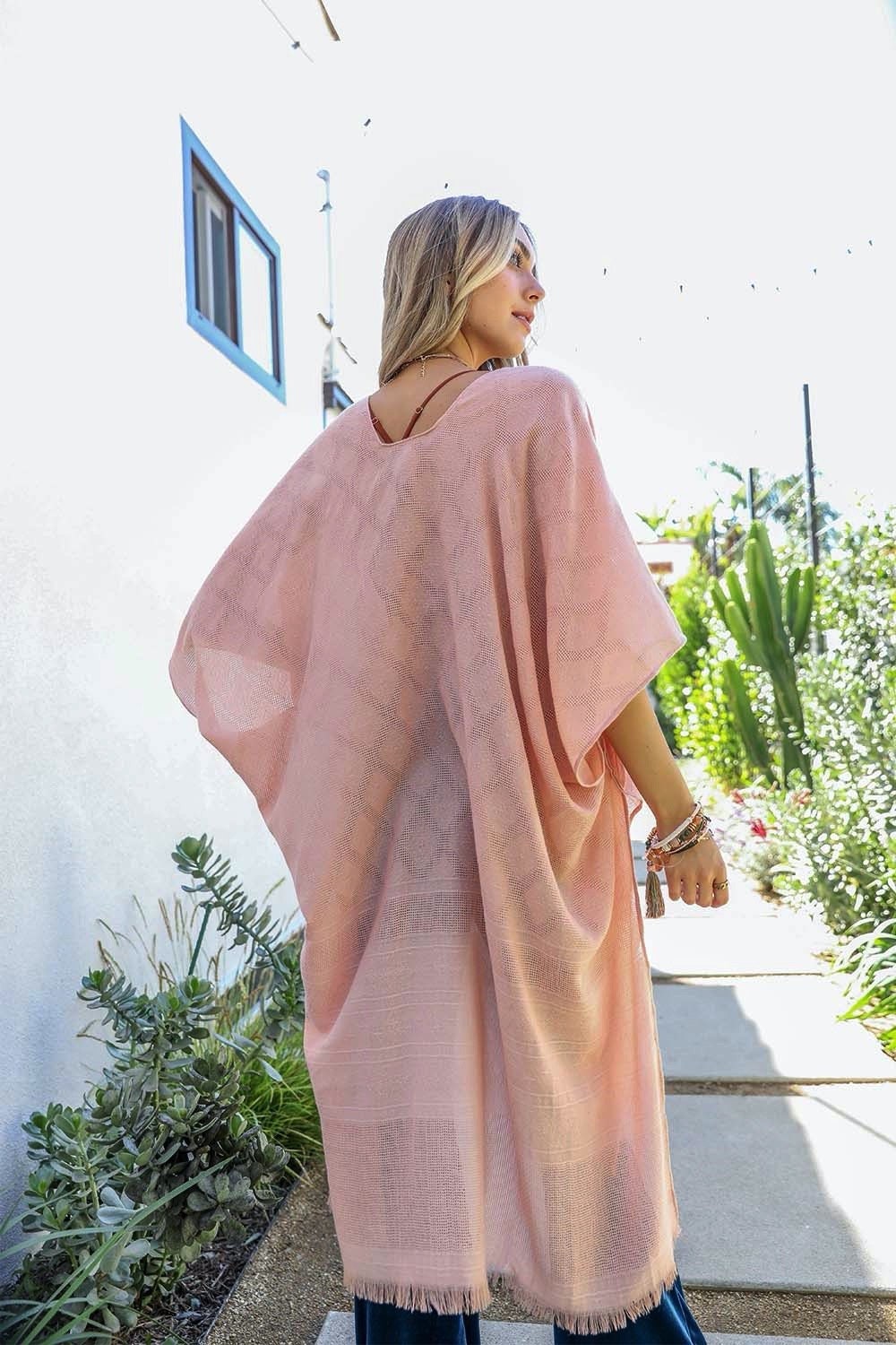 summer beige kimono