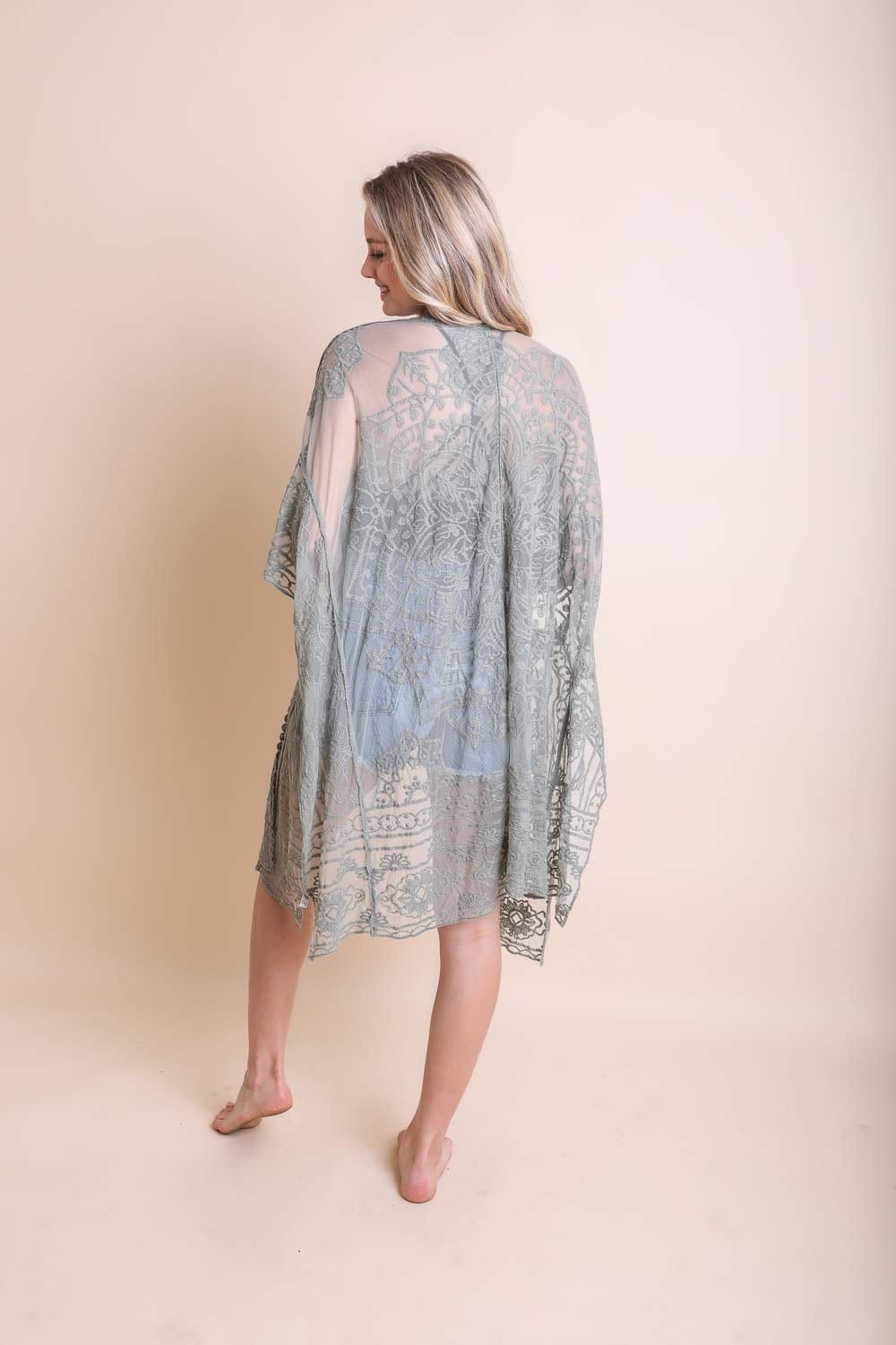 Lace Kimono Robe