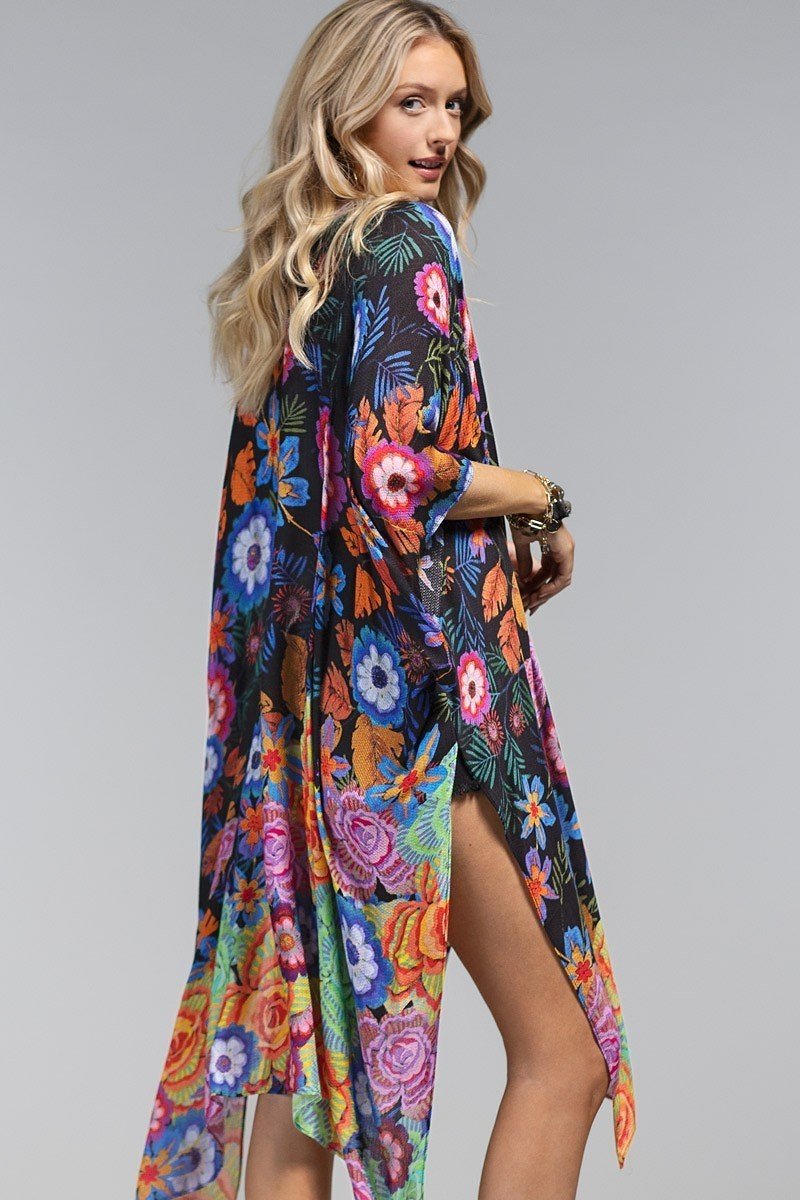 Blooming Breeze Floral Duster Kimono