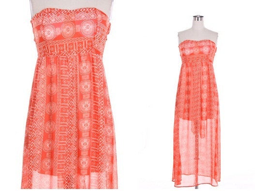 Open Back Maxi Dress with Bow