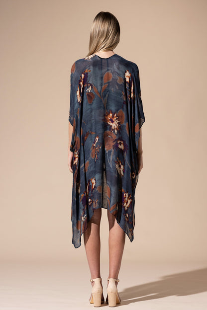 Airy Floral Kimono