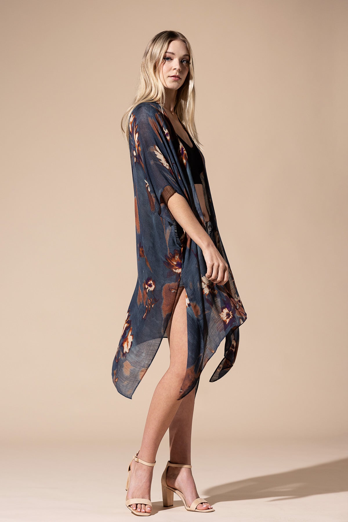 Airy Floral Kimono