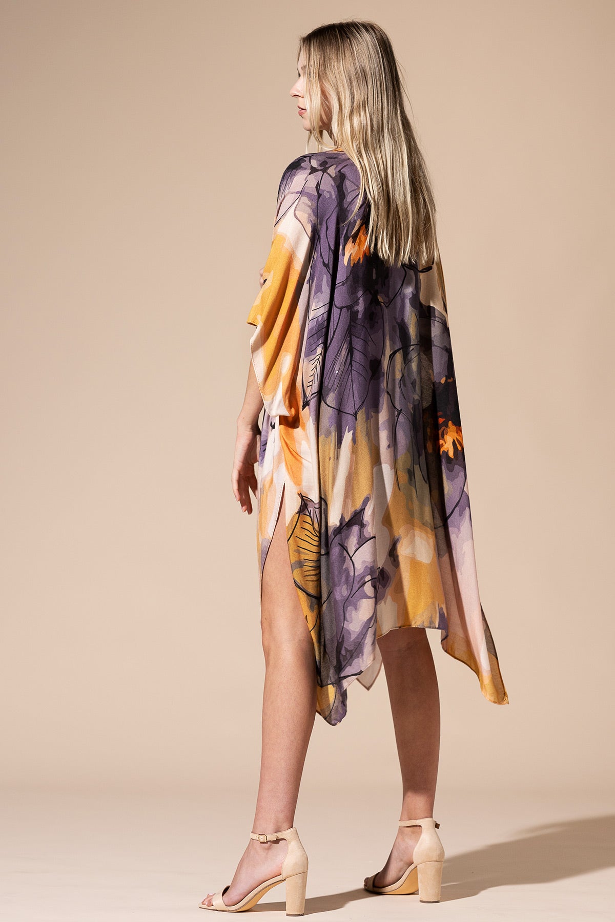 Watercolor Floral Kimono