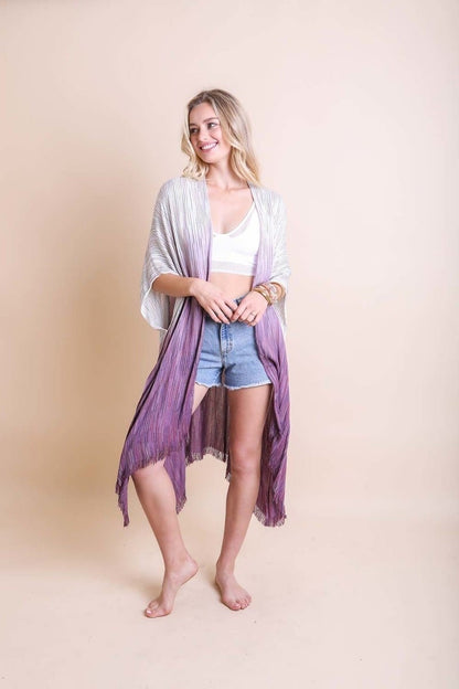 Yellow Kimono Duster