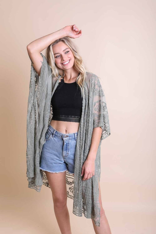Lace Kimono Robe