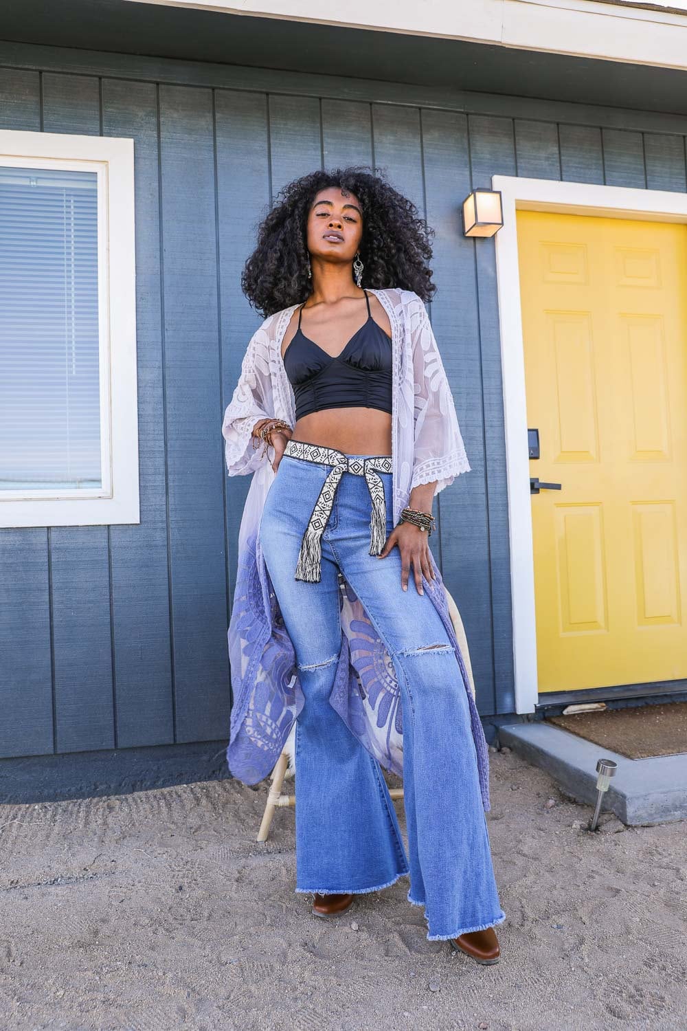 Lace Kimono Duster Crochet Lace