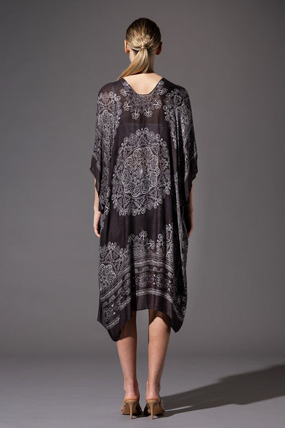 Black Mandala Kimono