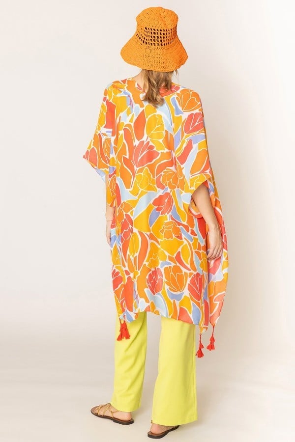 Bright Up My Day Kimono with Tassel