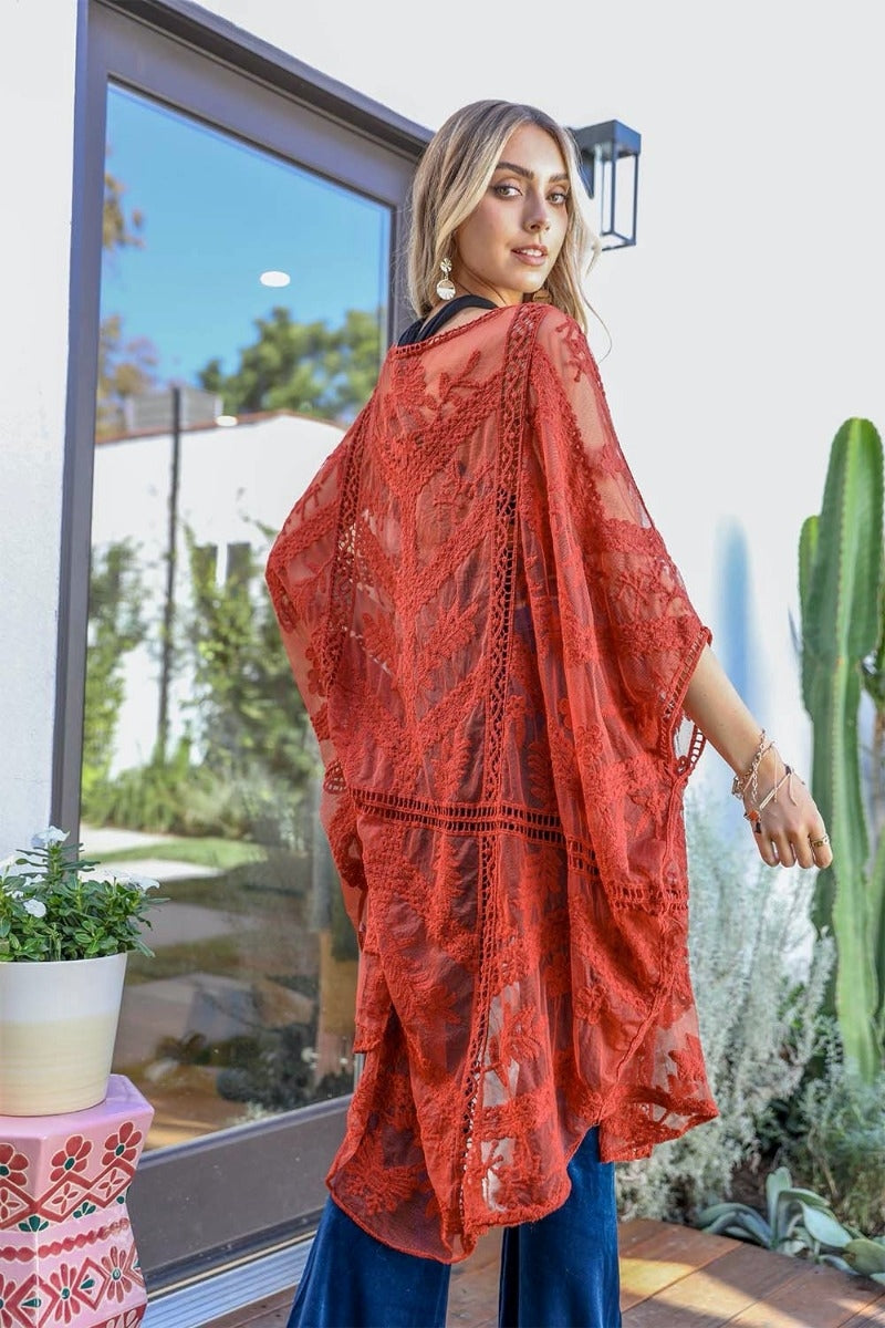 Lace Kimono Duster
