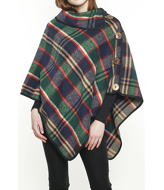 Buttons Soft Poncho