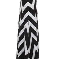 Khaki Chevron Maxi Skirt - Bean Concept - Etsy