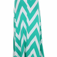 Chevron Maxi Skirt - Bean Concept - Etsy