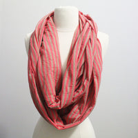 Color Block Jersey Infinity Scarf - Bean Concept - Etsy