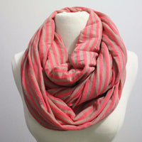 Color Block Jersey Infinity Scarf - Bean Concept - Etsy