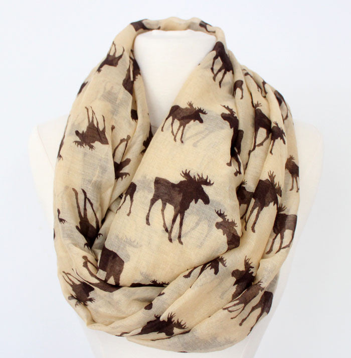 Moose Infinity Scarf - Bean Concept - Etsy