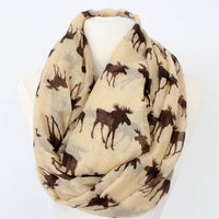 Moose Infinity Scarf - Bean Concept - Etsy