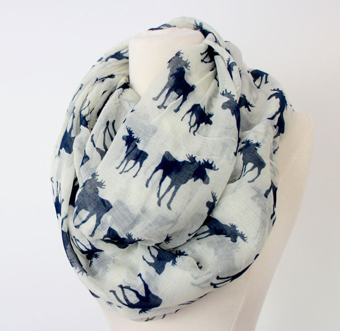 Moose Infinity Scarf - Bean Concept - Etsy