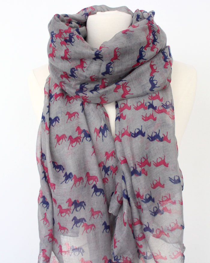 Mini Horses Scarf - Bean Concept - Etsy