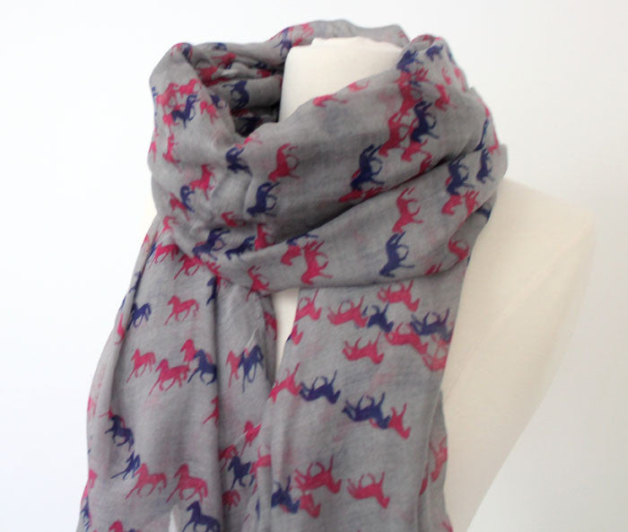 Mini Horses Scarf - Bean Concept - Etsy