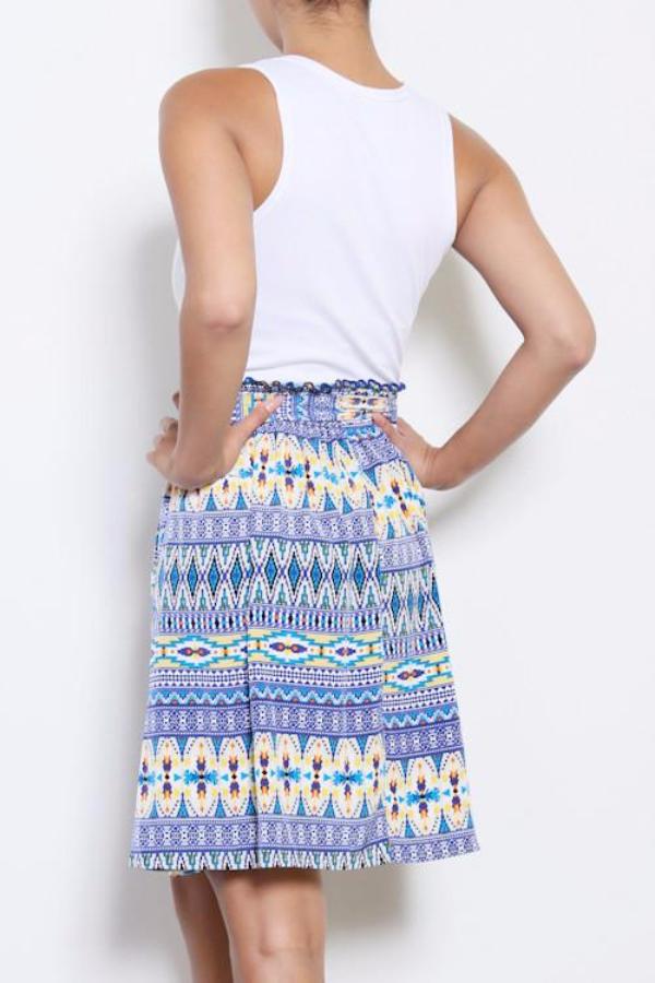 Boho Print Aztec Short Dress - Bean Concept - Etsy