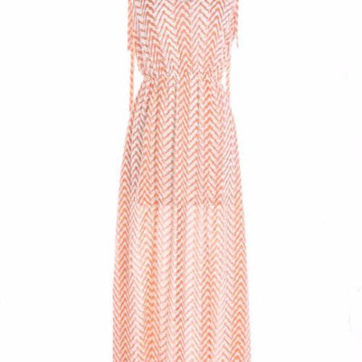 Chevron Maxi Dress - Bean Concept - Etsy