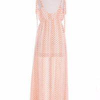 Chevron Maxi Dress - Bean Concept - Etsy