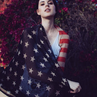 Vintage American Flag Scarf - Bean Concept - Etsy