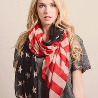 Large Vintage American Flag Scarf - Bean Concept - Etsy