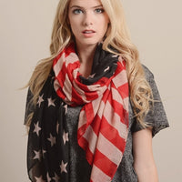 Vintage American Flag Scarf - Bean Concept - Etsy