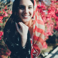 Vintage American Flag Scarf - Bean Concept - Etsy