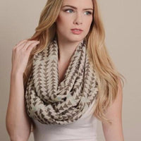 Coral Arrow Infinity Scarf - Bean Concept - Etsy