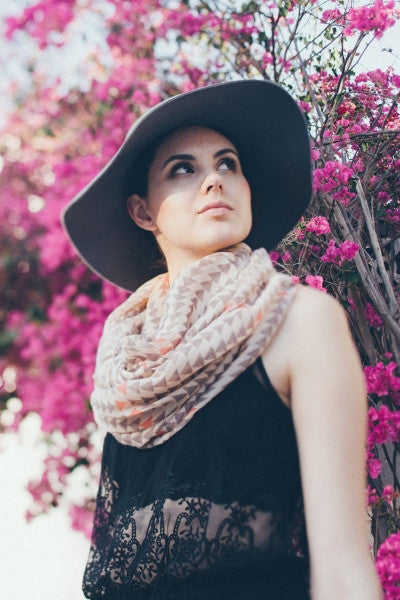 Mint Arrow Infinity Scarf - Bean Concept - Etsy