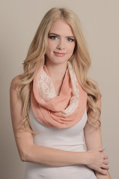 Lace Infinity Scarf - Bean Concept - Etsy