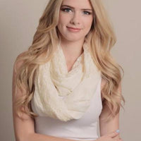 Lace Infinity Scarf - Bean Concept - Etsy