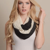 Lace Infinity Scarf - Bean Concept - Etsy