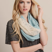 Lace Infinity Scarf - Bean Concept - Etsy
