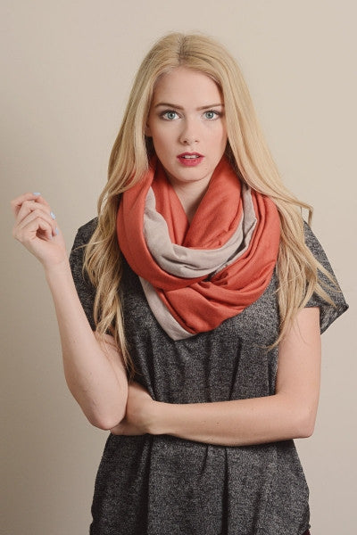 Olive Green Nursing Jersey Infinity Scarf - Bean Concept - Etsy