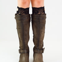 Soft Lace Boot Cuffs with Buttons - Bean Concept - Etsy
