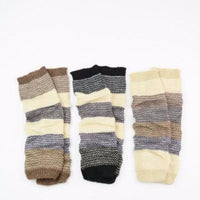 Cozy Colorblock Leg Warmers - Bean Concept - Etsy