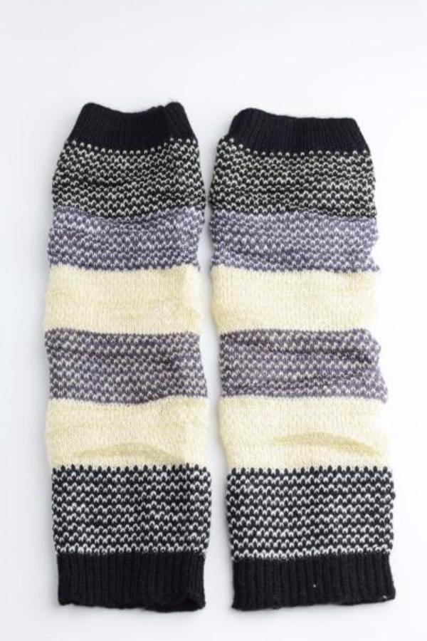 Cozy Colorblock Leg Warmers - Bean Concept - Etsy