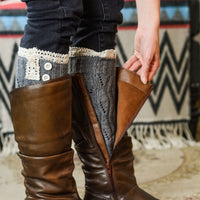 Soft Lace Boot Cuffs with Bottoms - Bean Concept - Etsy