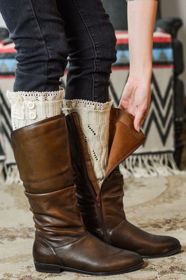 Soft Lace Boot Cuffs with Bottoms - Bean Concept - Etsy