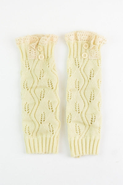 Soft Lace Boot Cuffs with Bottoms - Bean Concept - Etsy