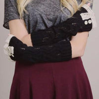 Cozy Lace Hand Warmers Gloves - Bean Concept - Etsy