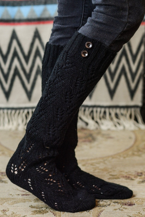 Cozy Leg Warmers with Buttons - Bean Concept - Etsy