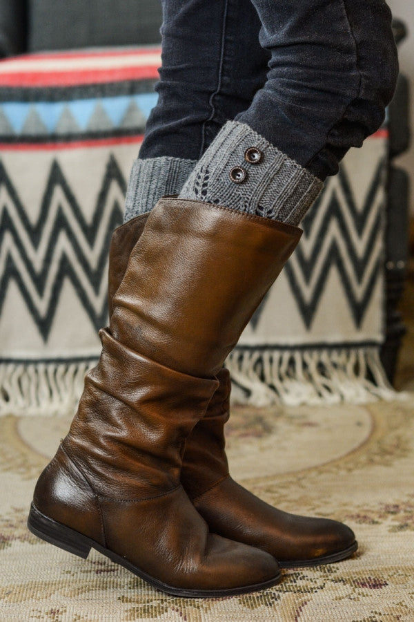Cozy Leg Warmers with Buttons - Bean Concept - Etsy