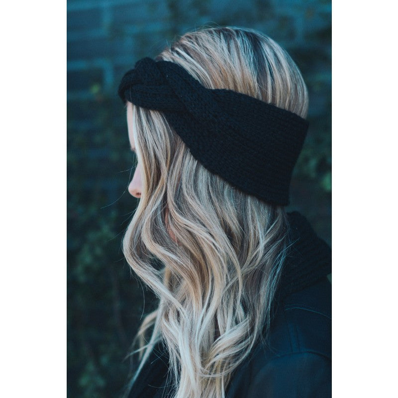 LIGHT BROWN CABLE KNIT HEADBAND - Bean Concept - Etsy