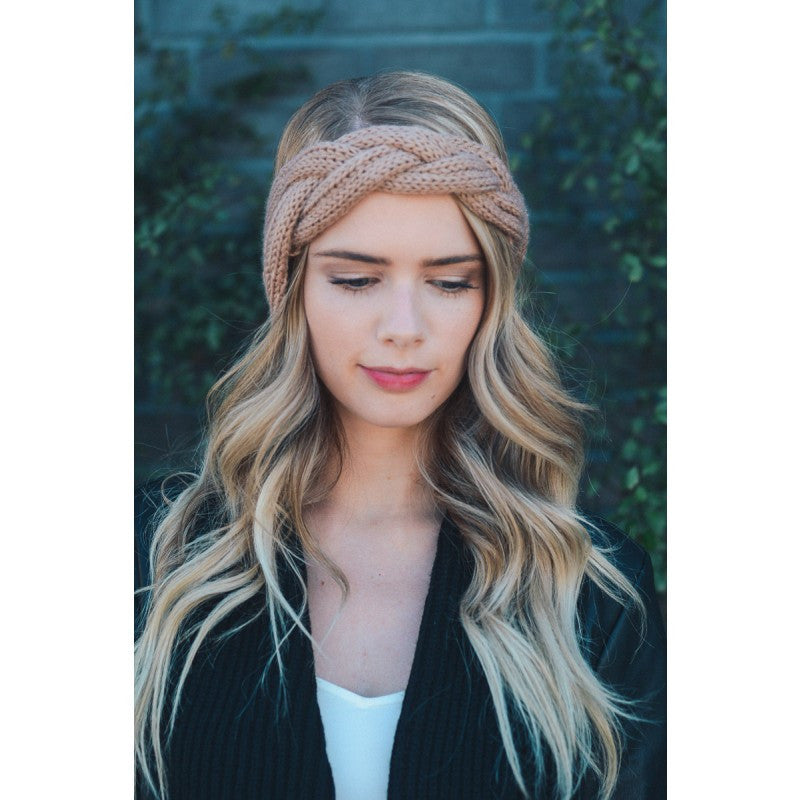 OLIVE GREEN CABLE HEADBAND - Bean Concept - Etsy